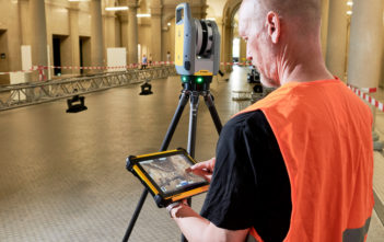 Trimble X7 scanning system includes automatic registration