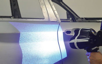 Parts scanning accelerated with Hexagon RS-SQUARED Scanner